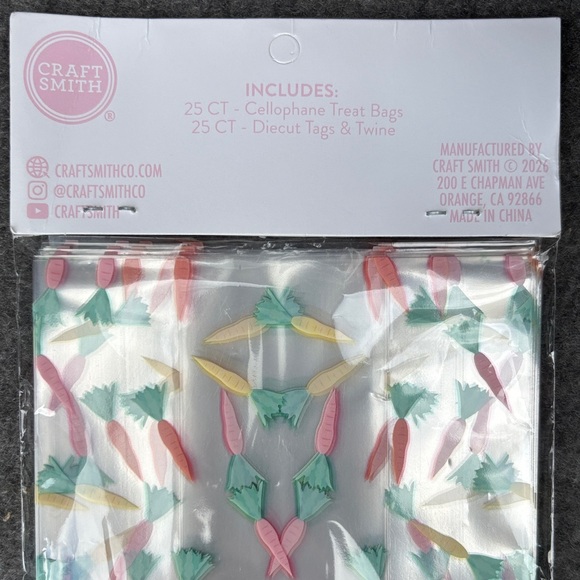 25 Ct Easter Treat Bags with Tags - Picture 7 of 8